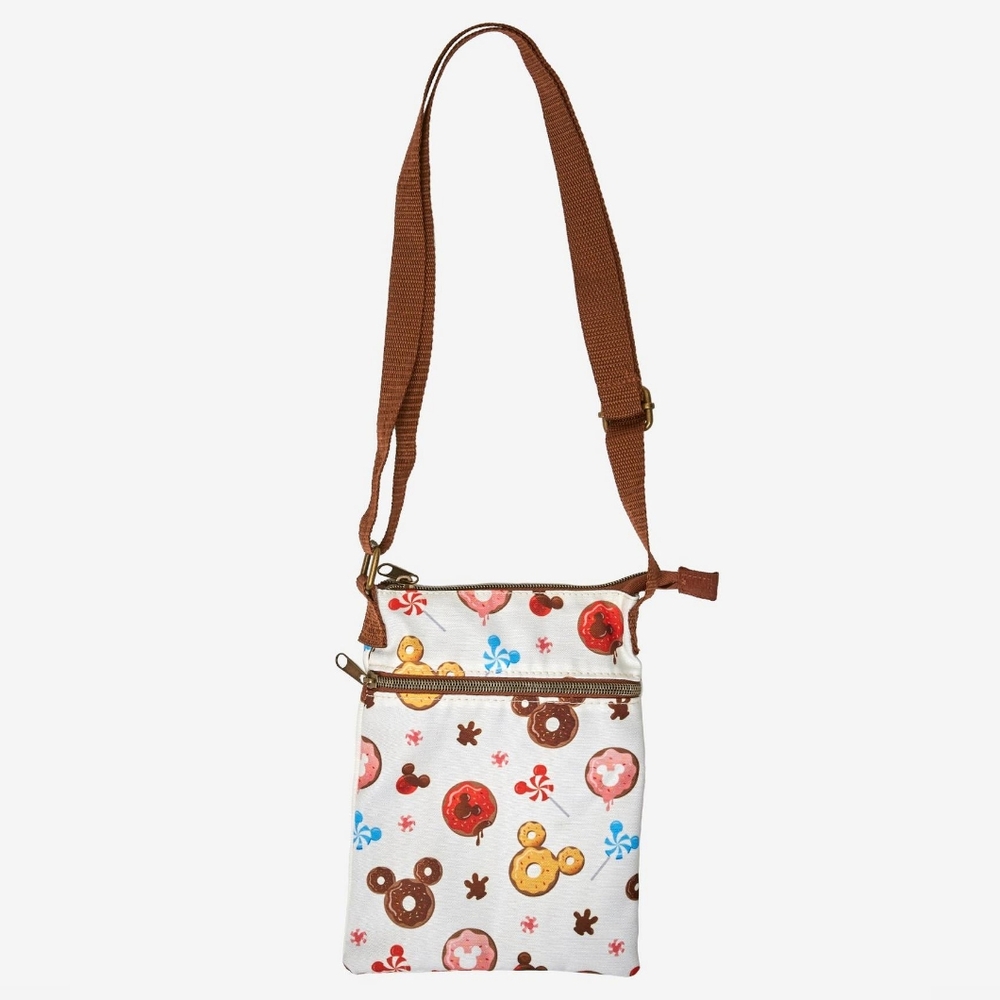 Loungefly Disney Mickey Mouse Sweets Passport Crossbody Bag - Picture 1 of 4